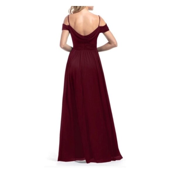 azazie cabernet aja bridesmaid dress - Picture 3 of 4